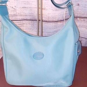 Vintage Longchamp signature nylon messenger purse